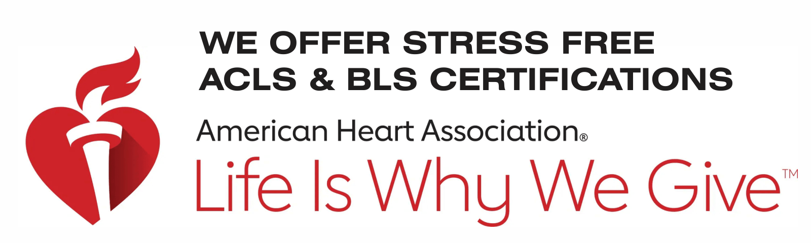 American Heart Association ACLS & BLS Certification Header